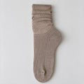 Thin Slouchy Crew Socks - DippedShop Wholesale - #0403