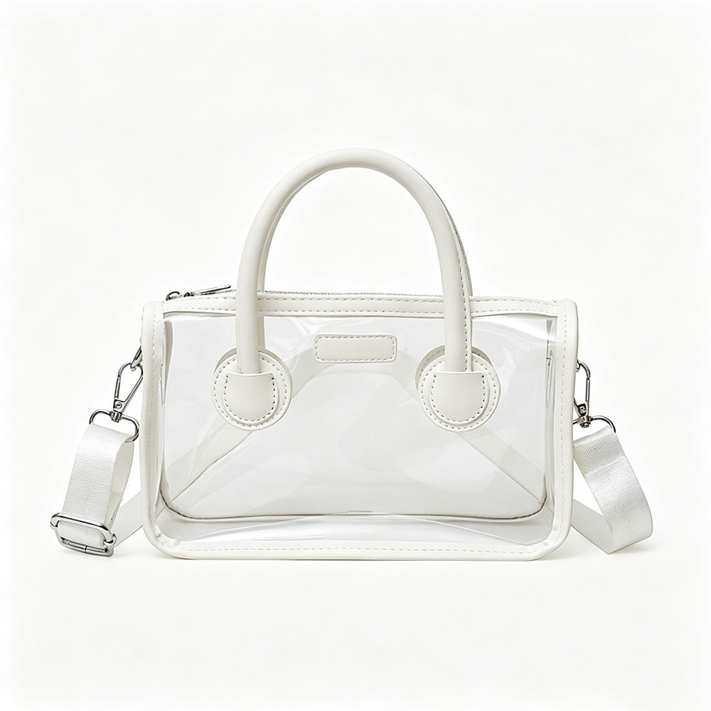 Casual Transparent Color Block Crossbody Bag 6W10BBG2128