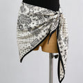 Retro Floral Print Versatile Soft Triangle Scarf 6W6NSC209