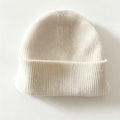Simple Wool Blend Solid Color Knit Beanie Hat 6W6HAT542