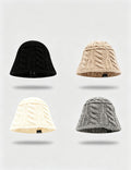 Slouchy Warm Cable Knit Bucket Hat 6W6HAT802