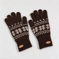 Fair Isle Touchscreen Knit Gloves - DippedShop Wholesale - #7059