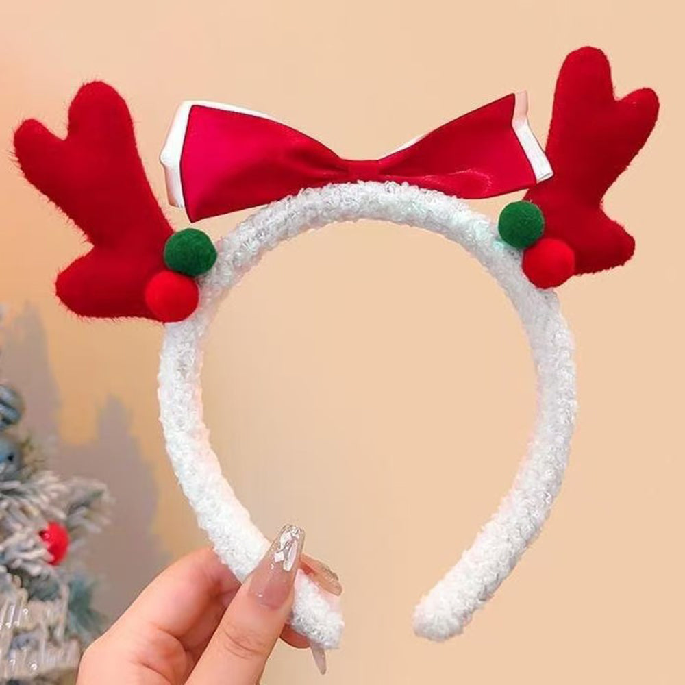 Reindeer Antler Plush Headband - DippedShop Wholesale - #8883
