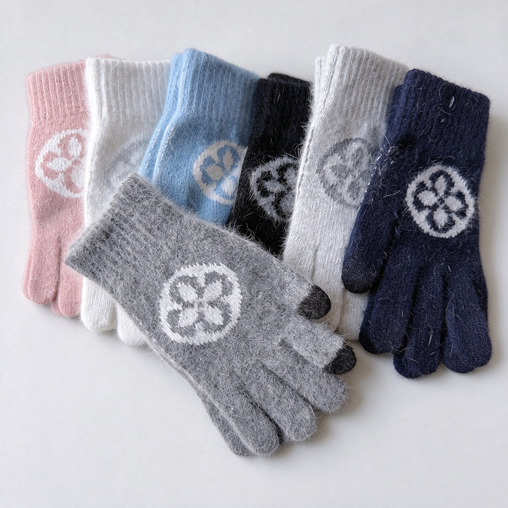 Jacquard Knit Touchscreen Gloves - DippedShop Wholesale - #3827