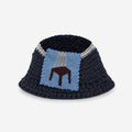 Color Block Splice Floral Jacquard Bucket Hat 6W6HAT634