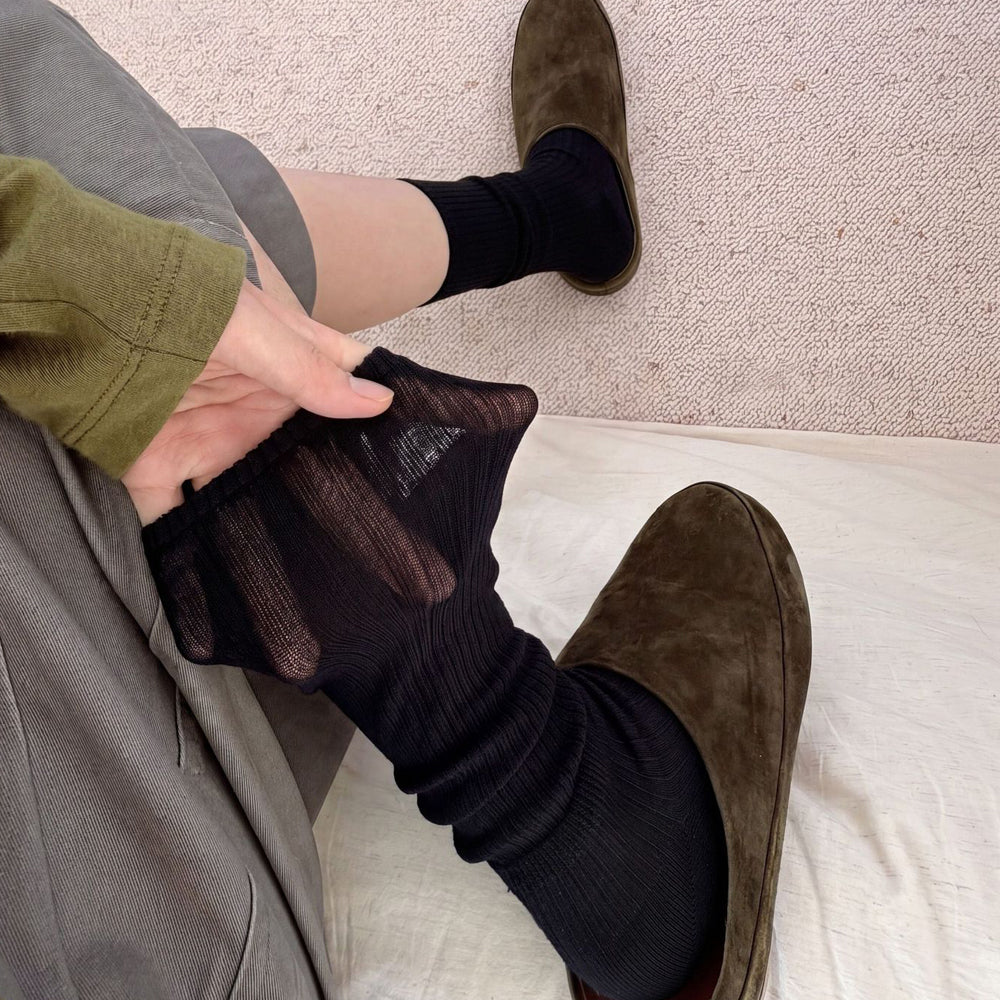 Mid-Calf Knit Socks - DippedShop Wholesale - #8131