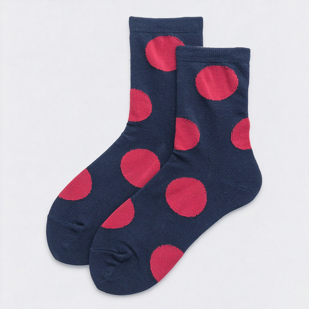 Polka Dot Crew Socks - DippedShop Wholesale - #7683