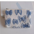 Trendy Floral Embroidery Portable Cosmetic - DippedShop Wholesale - #2883