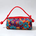 Elegant Floral Jacquard Color Block Handbag 6S10BBG1556