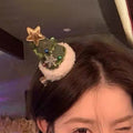 Plush Santa Hair Clip - DippedShop Wholesale - #4851