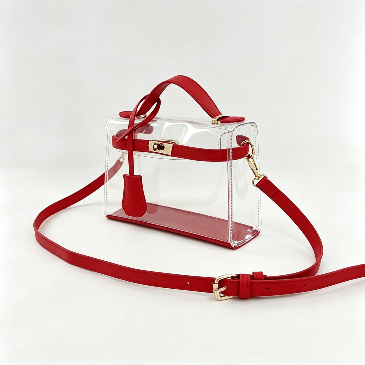 Minimalist Transparent Jelly Shoulder Bag 6W10BBG2116