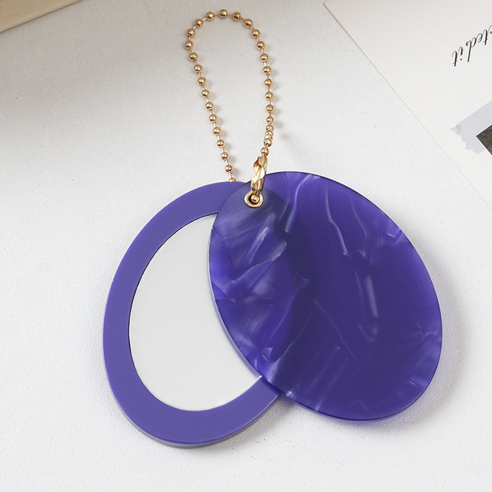 Oval Acetate Bag Charm - DippedShop Wholesale - #8147
