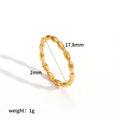Geometric Statement Ring - DippedShop Wholesale - #2387