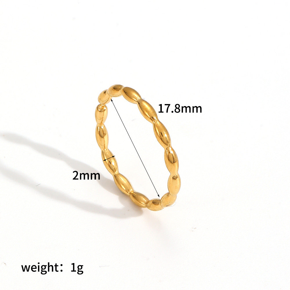 Geometric Statement Ring - DippedShop Wholesale - #2387