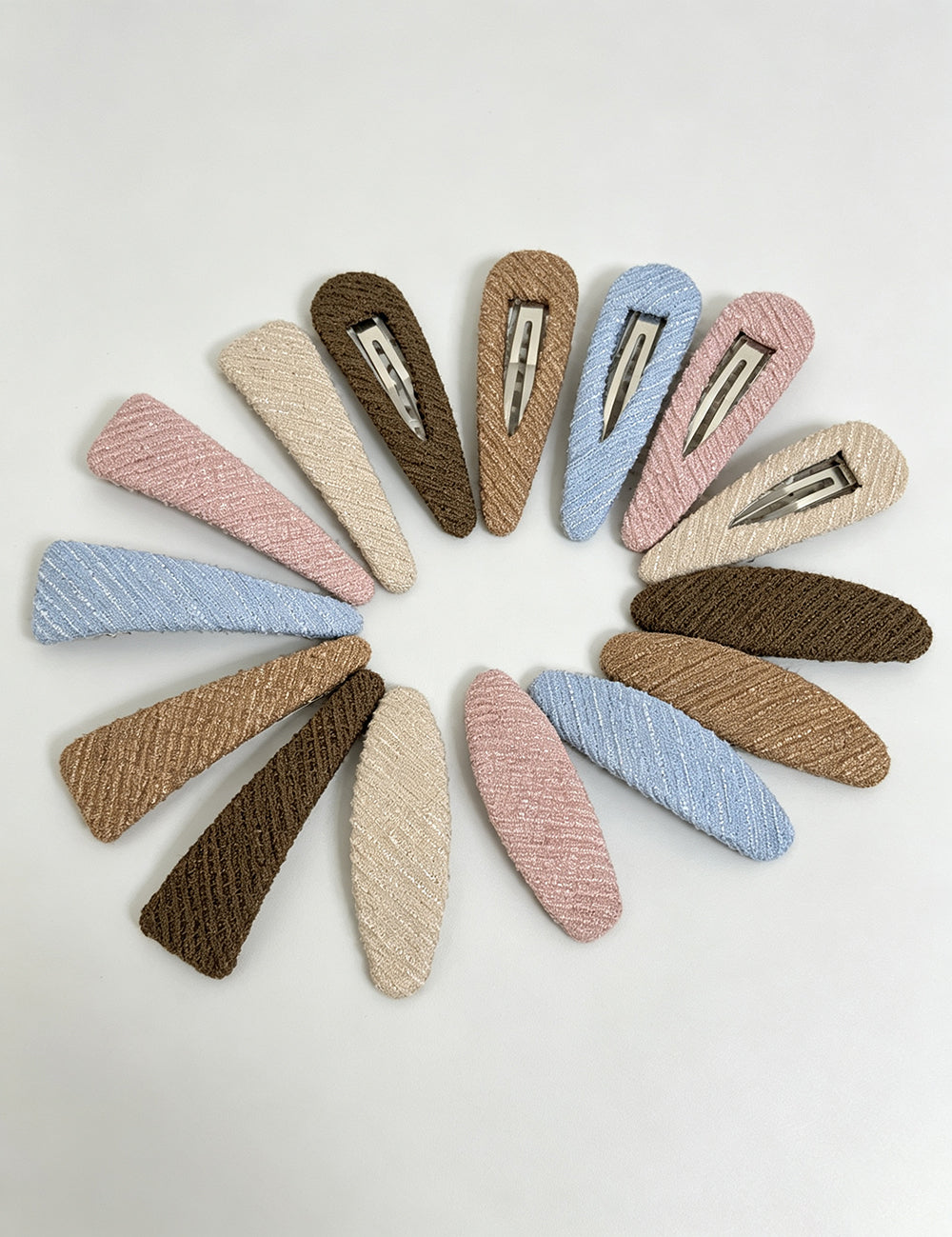 Simple Ruched Fabric No Crease Hair Clip 6W6HCP1620