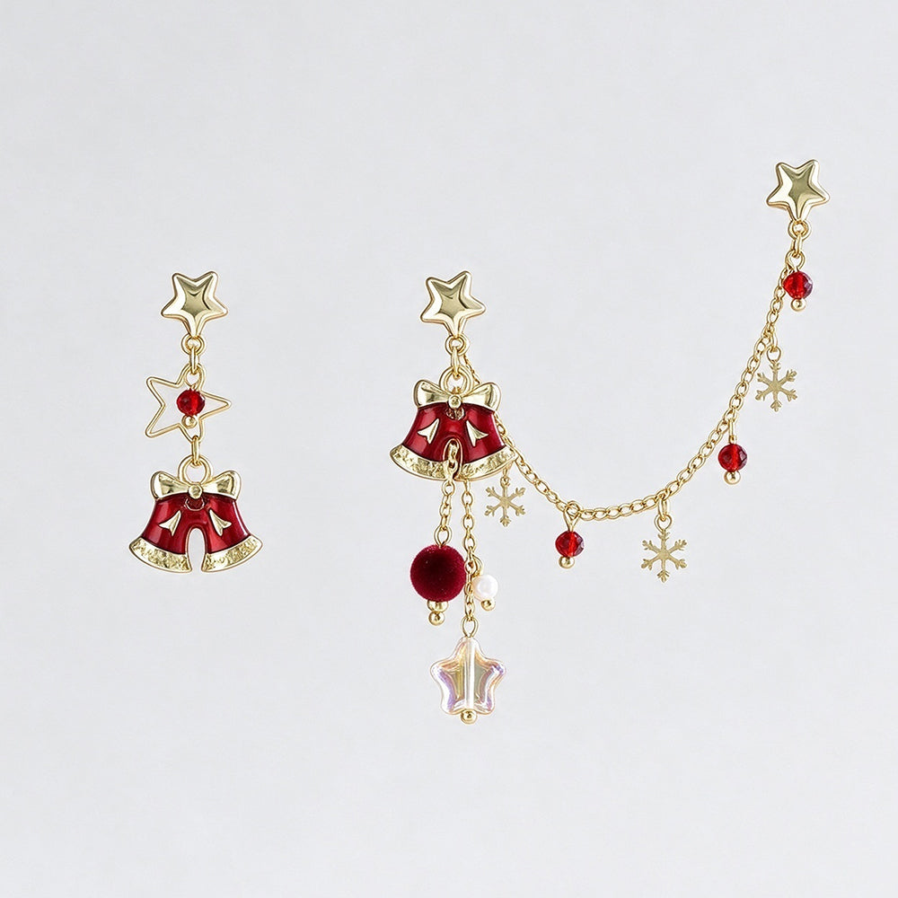 Christmas Tree Drop Earrings - DippedShop Wholesale - #9779