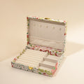 Vintage Embroidered Floral Large Capacity Jewelry Box 6H13HSJ144