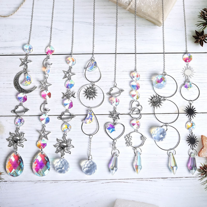 Geometric Crystal Suncatcher - DippedShop Wholesale - #1363
