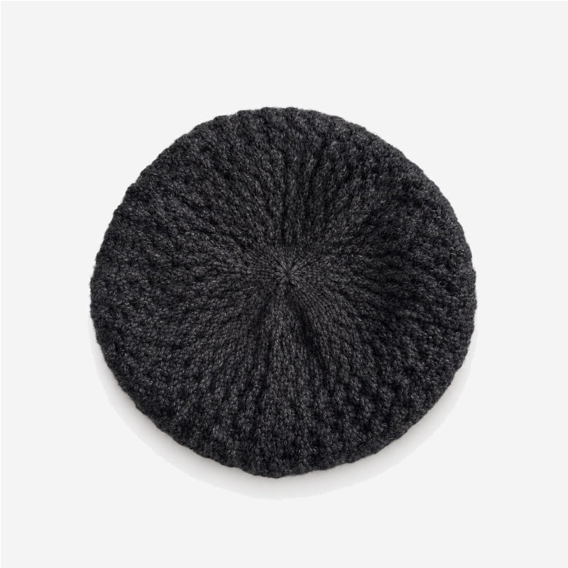 Minimalist Solid Color Hollow Beret Hat 6W6HAT652