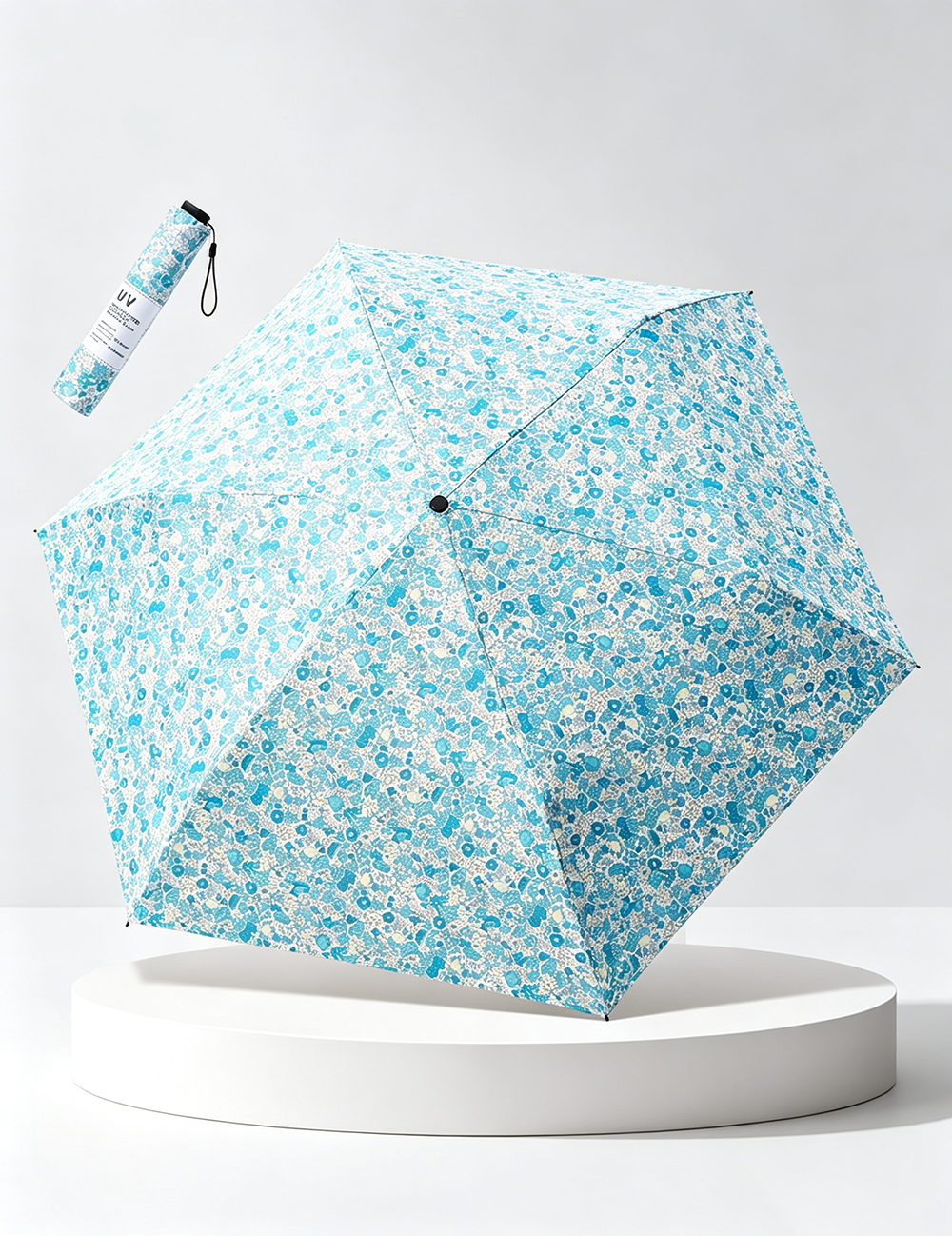 Tri Fold Ultra Light Floral Umbrella MK2MBFN6Z11UL01