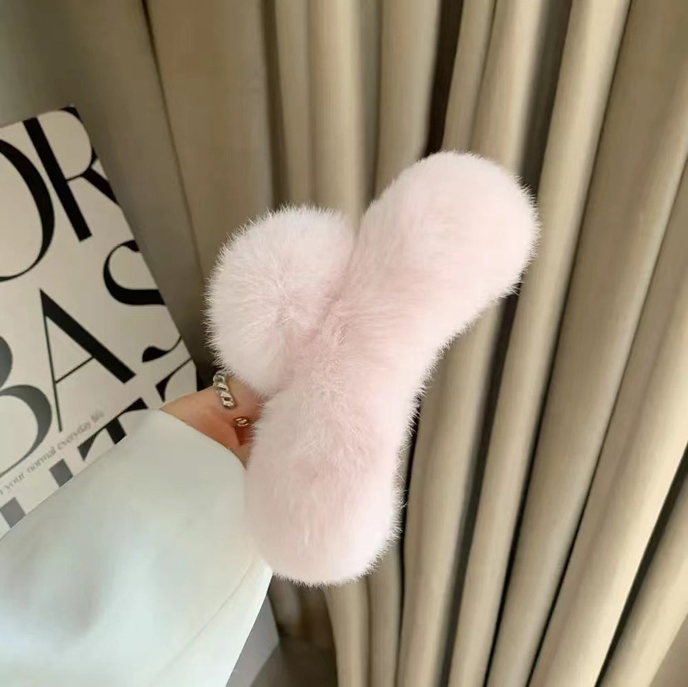 Faux Fur Hair Claw - DippedShop Wholesale - #8419