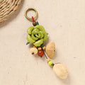Natural Nut Shell Keychain - DippedShop Wholesale - #1491
