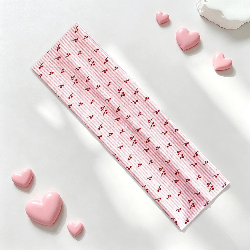 Sweet Floral Print High Elastic Headband 6W6HBD412