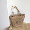 Woven Straw Shoulder Bag - DippedShop Wholesale - #0595