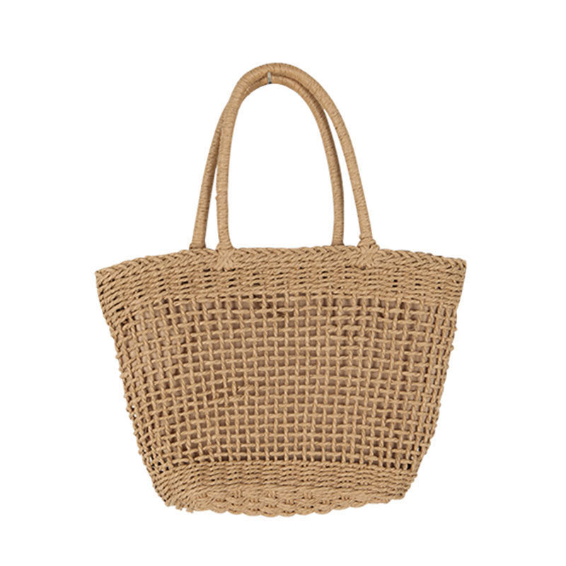 Woven Straw Shoulder Bag - DippedShop Wholesale - #5059