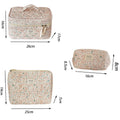 Flower Print Makeup Bag - DippedShop Wholesale - #4259