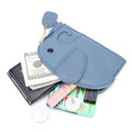 Cute Elephant Leather Mini Coin Purse 6W10BWB303