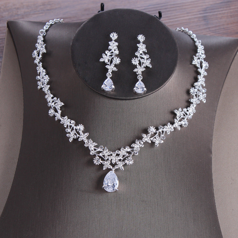 Elegant Zircon Pendant Jewelry Set DPJS1213