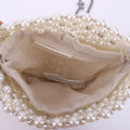 Elegant Pearl Beaded Crossbody Bag - DippedShop Wholesale - #6131