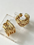 C-shape Stud Earrings - DippedShop Wholesale - #8435