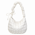Minimalist Puffer Plaid Solid Color Crossbody Bag 6W10BBG1811