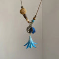 Flower Resin Pendant Necklace - DippedShop Wholesale - #3043