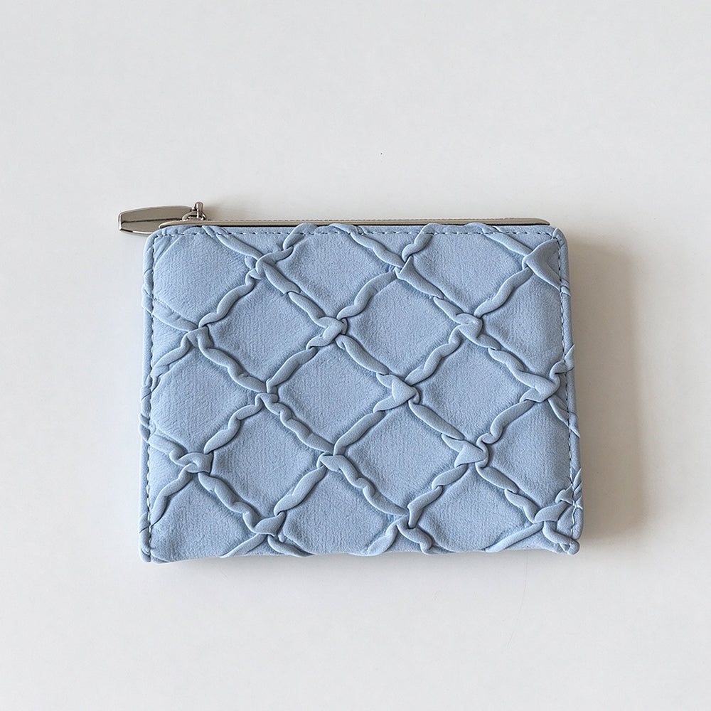 Quilted Bifold Wallet - DippedShop Wholesale - #1363