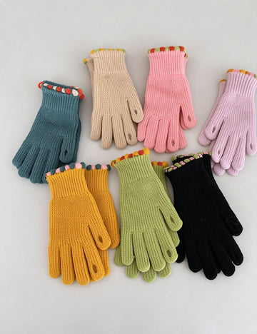 Knit Touch Screen Gloves - DippedShop Wholesale - #4979
