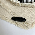 Simple PU Leather Rectangle Snap Hair Clip 6W6HCP1624