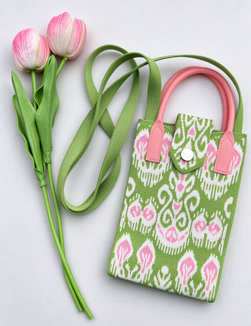 Boho Ethic Style Knit Crossbody - DippedShop Wholesale - #0323