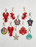 Funny Handmade Beads Lobster Pendant Bag Charm 6W10BBC807