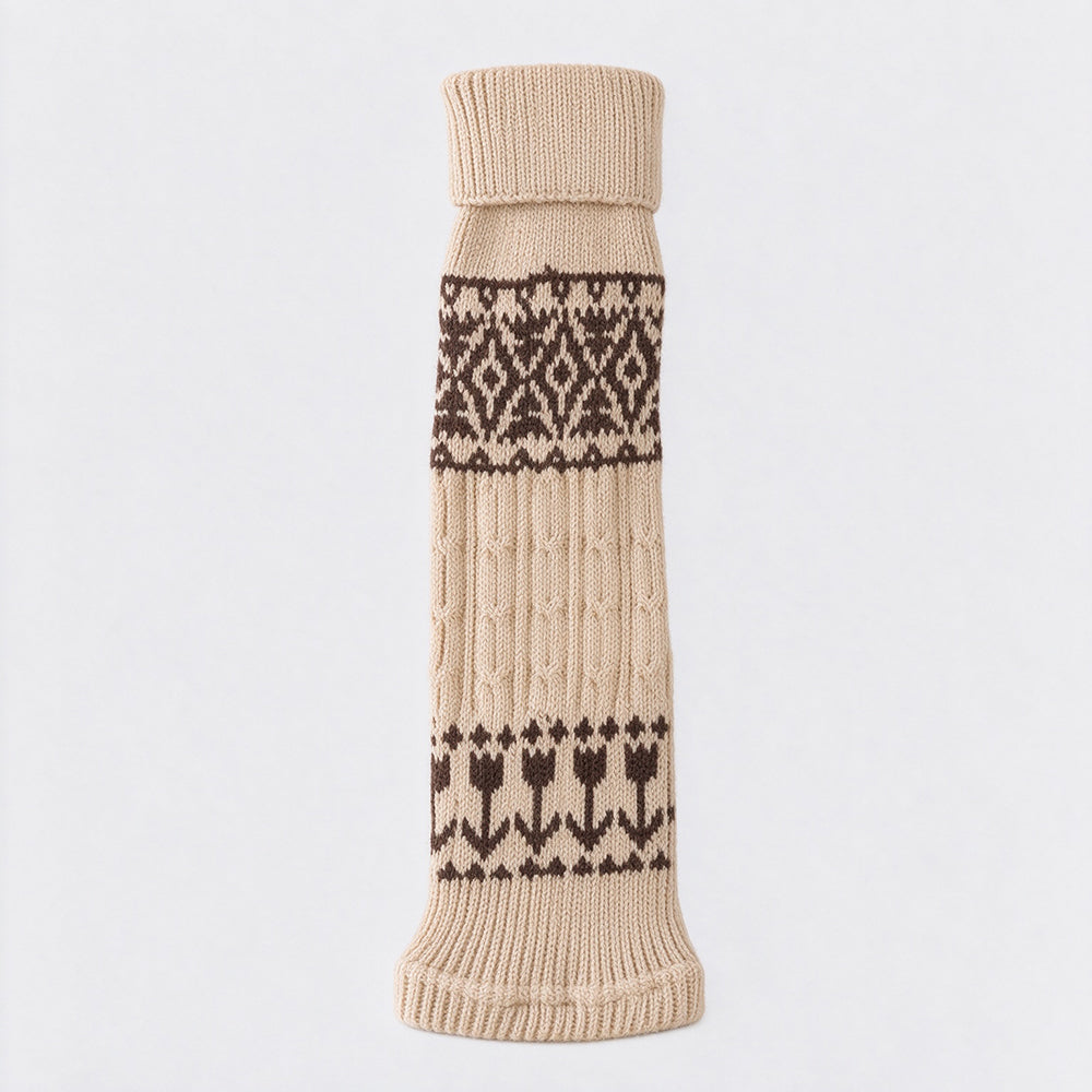 Fair Isle Leg Warmers - DippedShop Wholesale - #2227