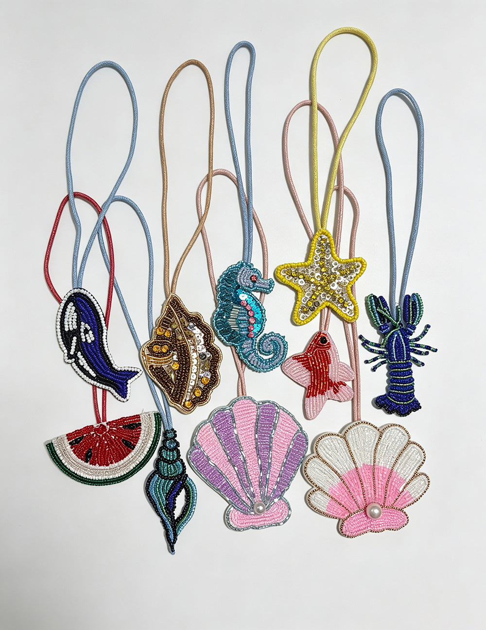 Pearl Shell Bag Charm - DippedShop Wholesale - #8867
