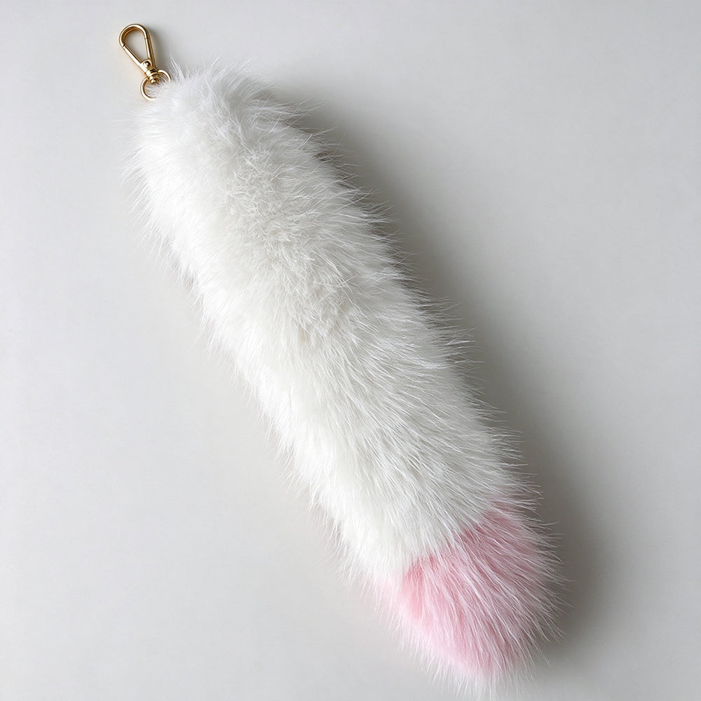 Fluffy Furry Tail Keychain - DippedShop Wholesale - #7971