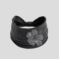 Rhinestone Floral Wide Headband - DippedShop Wholesale - #1571