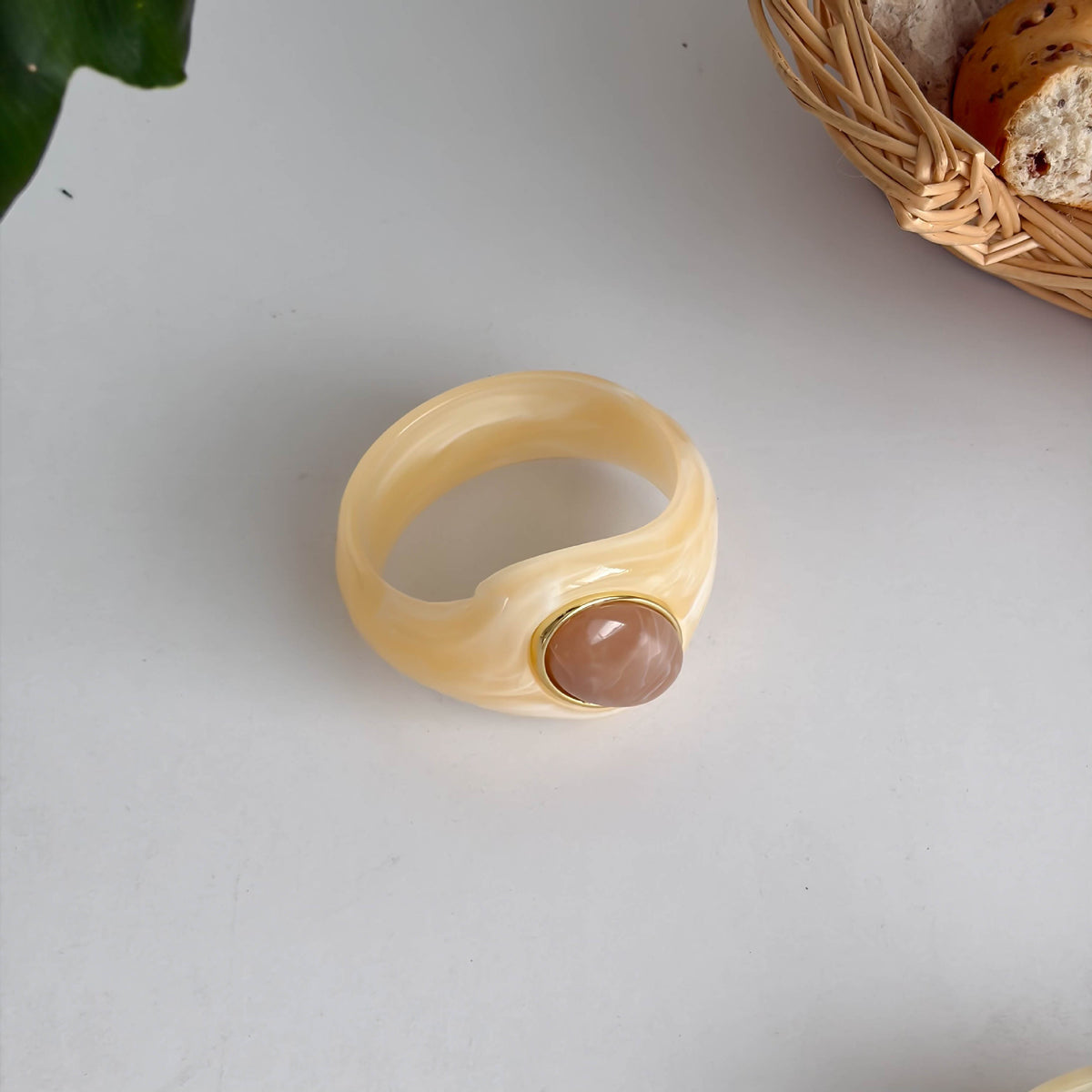 Natural Stones Irregular Weave Resin Bracelets 6W6JBR621