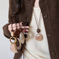 Irregular Resin Pendant Necklace - DippedShop Wholesale - #5427