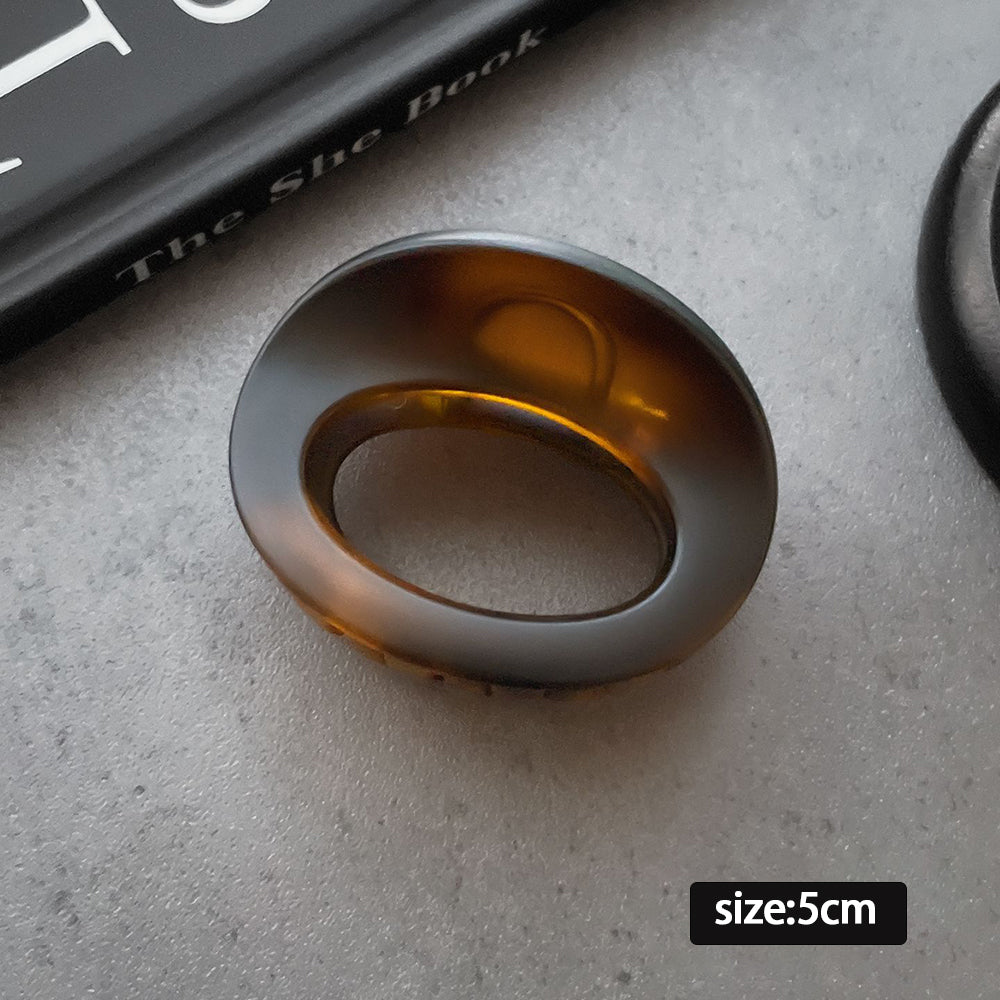 Mini Oval Hair Claw - DippedShop Wholesale - #2419