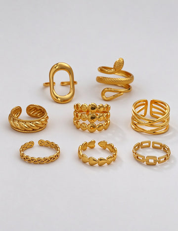 Geometric Statement Ring - DippedShop Wholesale - #3635