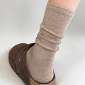 Cotton Slouchy Crew Socks - DippedShop Wholesale - #9651